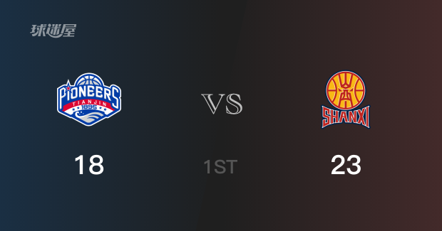 首节战罢，山西23-18领先天津